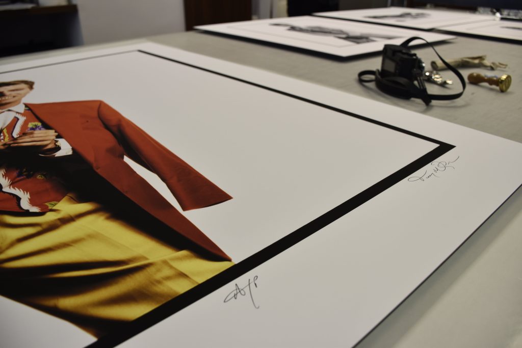 tony mcgee david bowie-ról készült portréja fine art papírra nyomtatva